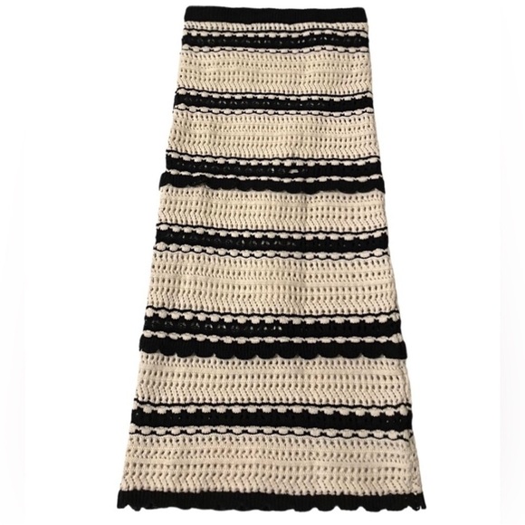 Sincerely Jules Crochet Knit Midi Skirt and Triangle Top Set - Picture 3 of 3